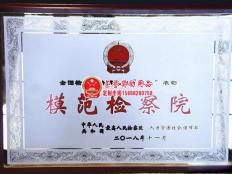 模范检察院表彰奖牌