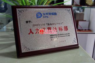 人民发展达标部奖牌